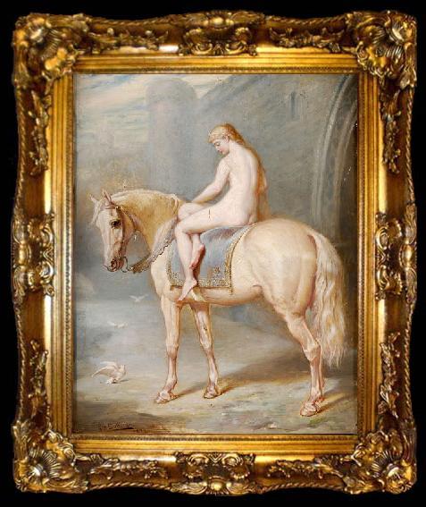 framed  William Holmes Sullivan Lady Godiva, ta009-2